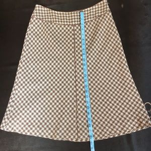 Ann Taylor A-line wool blend skirt